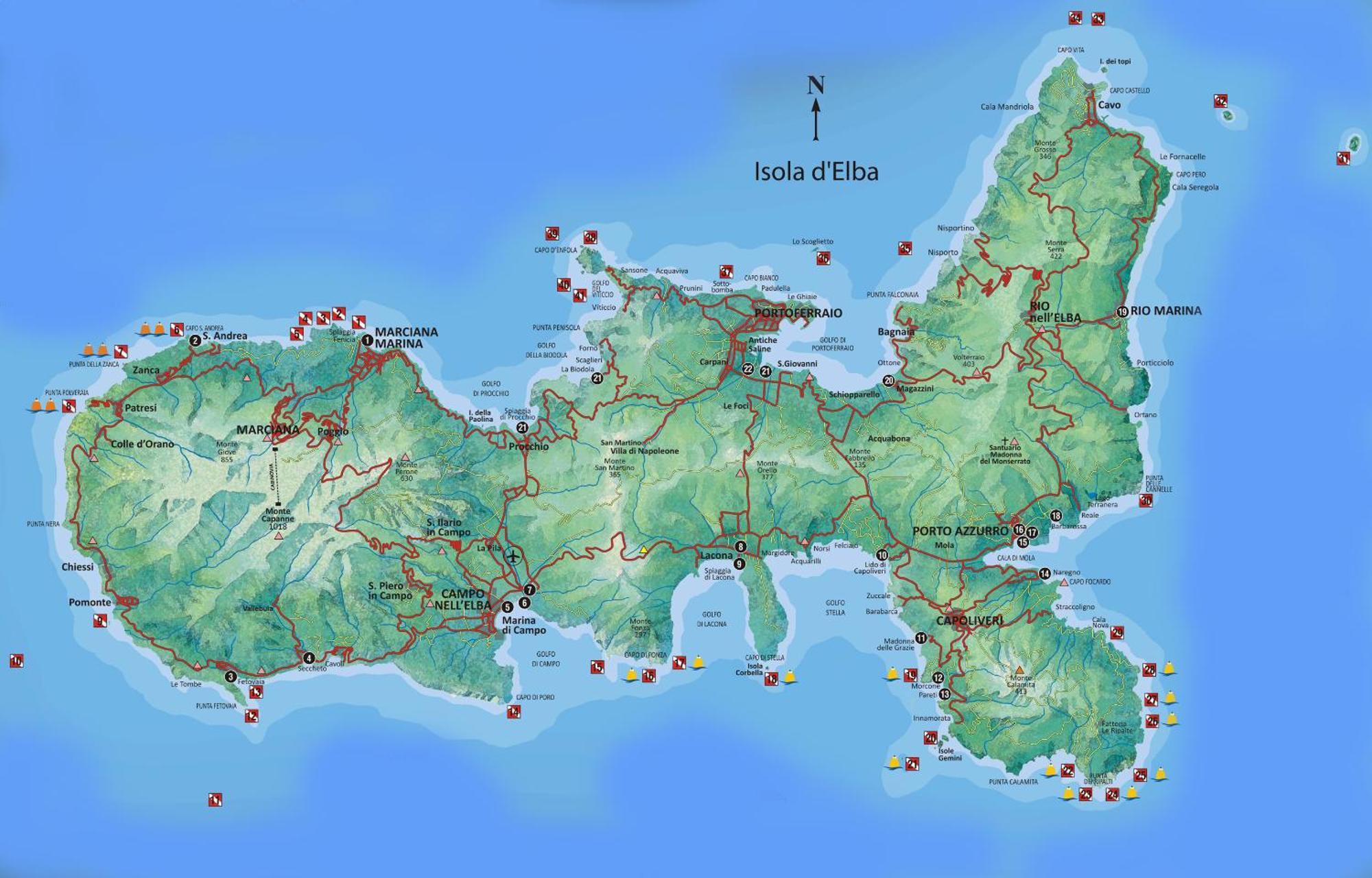 ホテル Elba Travels - Morcone カポリーヴェリ エクステリア 写真